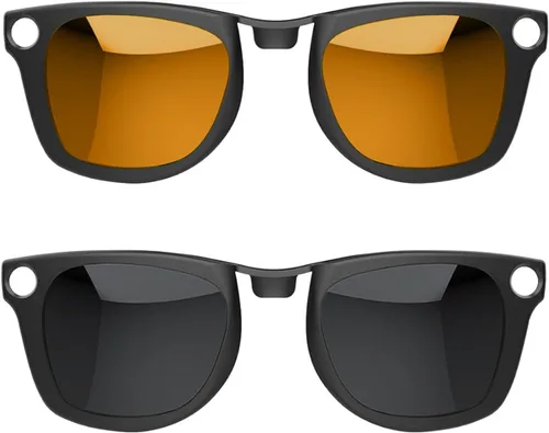 Vista 9 de 2 clips polarizados para Ray-Ban Meta Wayfarer y Gen 2 (RW4006/RW4012, talla M, 50-22), clip de cambio de color para protección UV Meta Wayfarer Gen