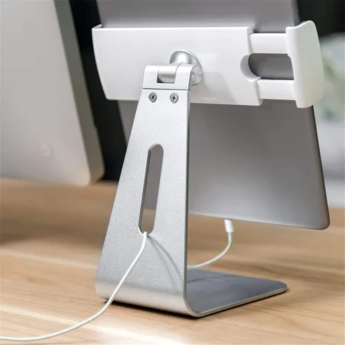 Vista 7 de Soporte para iPad Pro de rotación de 360°, aleación de aluminio, para iPad Pro de 7 a 13 pulgadas, iPad Air y iPad Mini Surface y Surface Pro