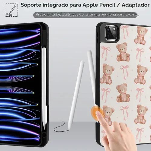 Vista 4 de DONGKE - Funda protectora ultradelgada para iPad Pro de 11 pulgadas de 4, 3, 2 y 1 generación de los años 2022, 2021, 2020 y 2018 con soporte