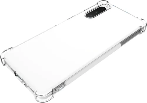 Vista 5 de USTIYA Caso para Sony Xperia 10 IV Clear TPU cuatro esquinas cubierta protectora transparente suave funda