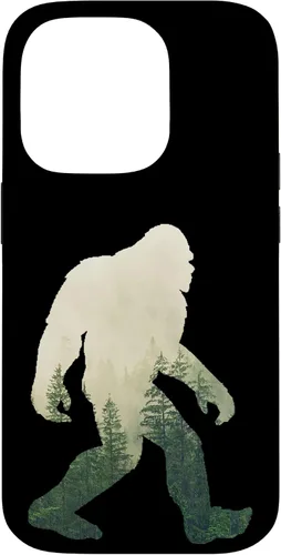 Vista 16 de Carcasa para iPhone X/XS, diseño de Sasquatch Yeti Nature