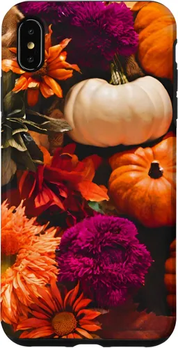 Vista 11 de Funda con temática de otoño para iPhone 16, diseño de calabaza, niña, mujer, diseño vintage de otoño