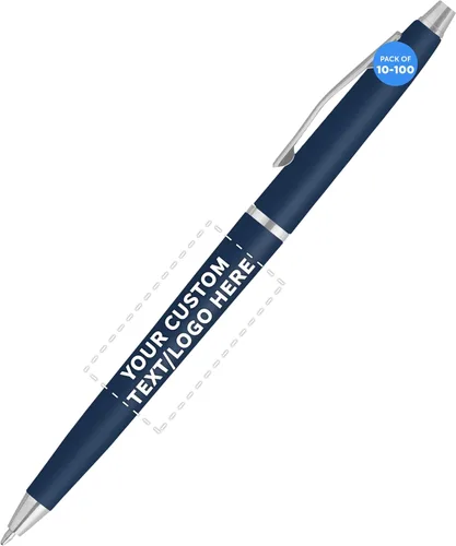 Vista 16 de DISCOUNT PROMOS Langham - Juego de 10 bolígrafos a granel, tinta negra, ideal para oficina, escuela, negocios, ferias comerciales, color verde
