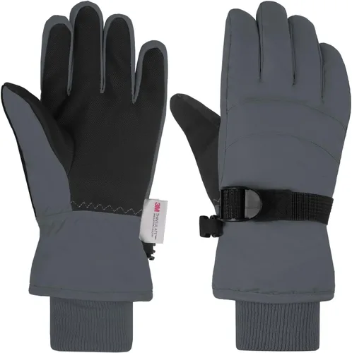 Vista 21 de AMYIPO - Guantes de invierno para niños y niñas, ideales para esquí, nieve, snowboard