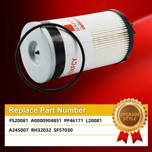 Vista 2 de FS20081 Filtro separador de agua combustible reemplazar PF46171 L20081 A245007 RH32032 SF57030 compatible con motores diésel ISB ISL DD5 DD8