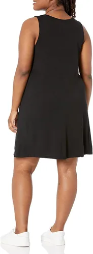Vista 2 de Tienda Essentials - Vestido con vuelo y sin mangas para mujer (disponible en tallas extragrandes)