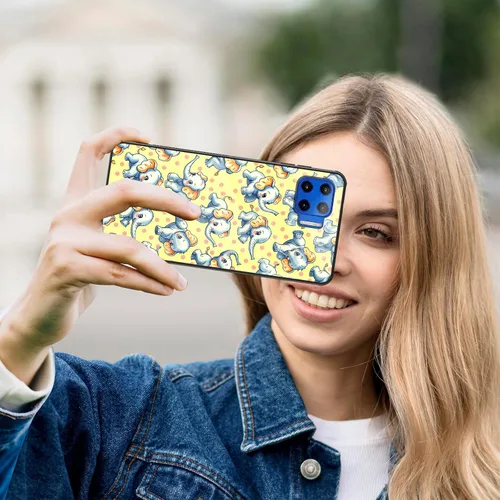 Vista 259 de Funda para Motorola Moto Edge 2022, cubierta trasera de vidrio templado con protector de pantalla, funda protectora a prueba de golpes para Motorola