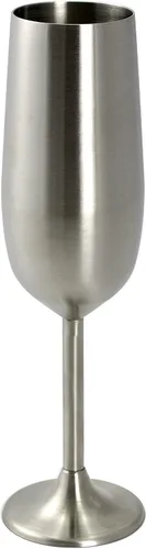 Vista 6 de Copas de champán irrompibles de acero inoxidable, juego de dos copas de champán de 8 onzas