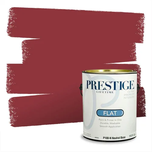 Vista 693 de Prestige Paints Pintura exterior e imprimación en uno, 1 galón, plano, coincidencia comparable de Valspar* Amber Rose*