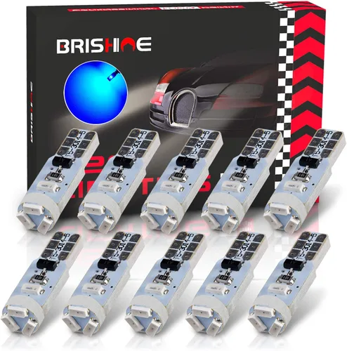 Vista 15 de 10X Bombillas LED T5 Ámbar Amarilla Canbus Sin Errores 3014 Chipsets 74 2721 37 PC74 70 73 17 Bombillas LED para Interior, Panel de Instrumentos