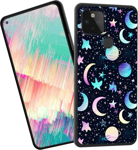 Vista 28 de Funda delgada para Google Pixel 4 XL, funda delgada de silicona de TPU suave a prueba de golpes para Google Pixel 4 XL, cruz negra