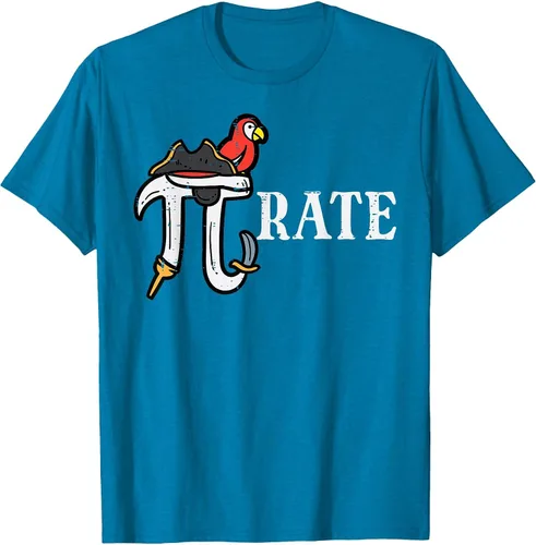 Vista 9 de Pirate Pi Funny Math Pie Halloween Disfraz Maestro Hombres Mujeres Camiseta Asphalt Grey