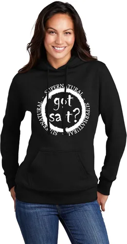 Vista 12 de Go All Out Got Salt? Supernatural - Sudadera con capucha para hombre y mujer Negro