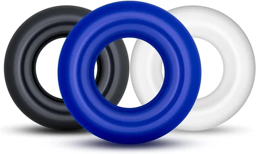 Vista 15 de Anillo de pene masculino, anillo para el pene eyaculación de retardo, escroto, anillos para hombre, juguete sexual de silicona para hombres