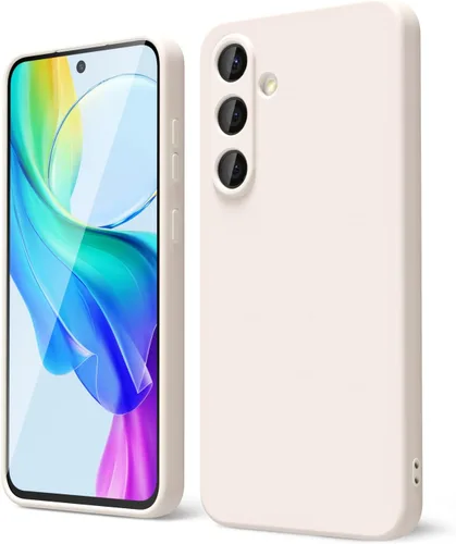 Vista 277 de oakxco Funda para teléfono Samsung Galaxy S8 de silicona líquida, delgada y fina de gel de goma suave TPU cubierta protectora simple llana