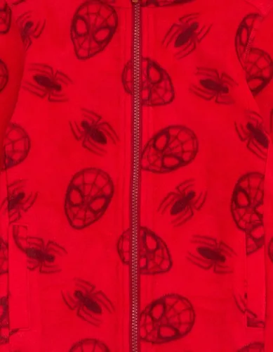 Vista 3 de Marvel Spider-Man - Chaqueta de forro polar con cremallera para niños pequeños y grandes