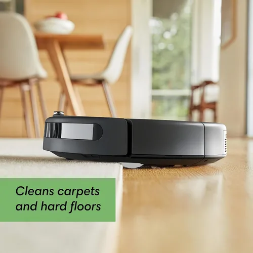 Vista 11 de iRobot Roomba 676 Robot Aspirador con conectividad Wi-Fi, compatible con Alexa, bueno para pelo de mascotas, alfombras, suelos duros, carga