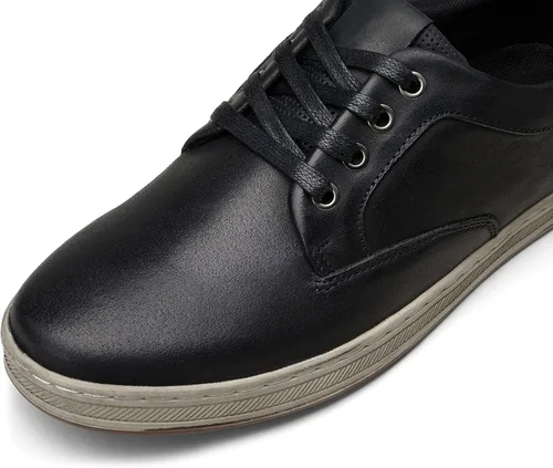 Vista 6 de Jousen Zapatos deportivos de moda para hombre, zapatos casuales retro de cuero para hombre, vestido transpirable