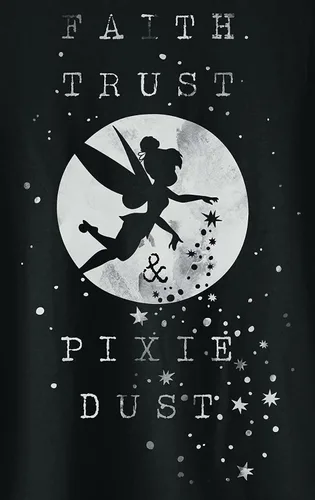 Vista 4 de Disney Peter Pan Faith Trust Pixie Dust Tinkerlbell - Camiseta para mujer