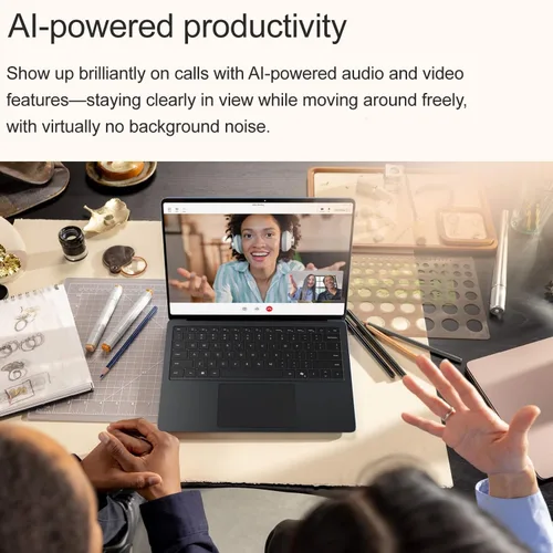 Vista 8 de Microsoft Surface Laptop 6, Intel Ultra 7 165H, RAM DDR5 de 16 GB, SSD de 1