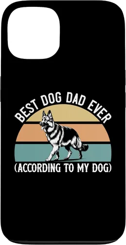 Vista 7 de German Shepherd Best Dog Dad Ever According to My Dog, GSD Case for iPhone XR