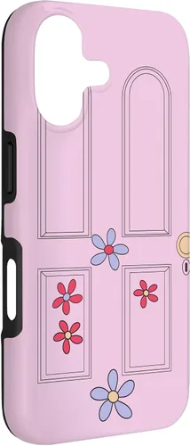 Vista 3 de Disney and Pixar's Monsters, Inc. Boo Door - Carcasa para iPhone 17, color lila