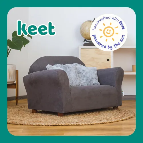 Vista 7 de Keet - Sofá infantil de peluche con almohadas decorativas