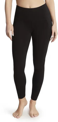 Vista 4 de Jockey Legging básico de algodón elástico para mujer con bolsillo lateral