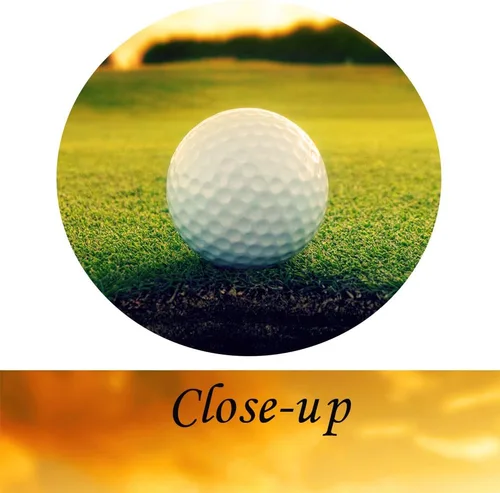 Vista 5 de KREATIVE ARTS - Lienzo de paisaje de campo de golf, arte de pared, impresiones contemporáneas en lienzo de puesta de sol, impresiones enmarcadas