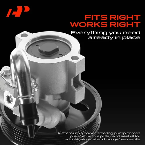 Vista 3 de A-Premium Bomba de dirección asistida, con polea, compatible con Chevrolet Aveo 2008-2017, Aveo5 2007-2008 y Pontiac G3 2007-2008, Wave 2008, Wave5