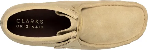 Vista 8 de Clarks Wallabee Chukka Botas para hombre gamuza Maple