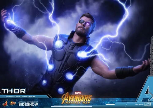 Vista 6 de Hot Toys Marvel Avengers Infinity War Thor Figura de acción a escala 1/6