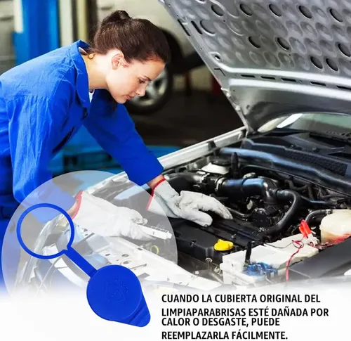 Vista 5 de Tapa de depósito de líquido para limpiaparabrisas - KT1Z17632A, CP9Z-17A605-A, repuesto para Ford Focus 2012-2018