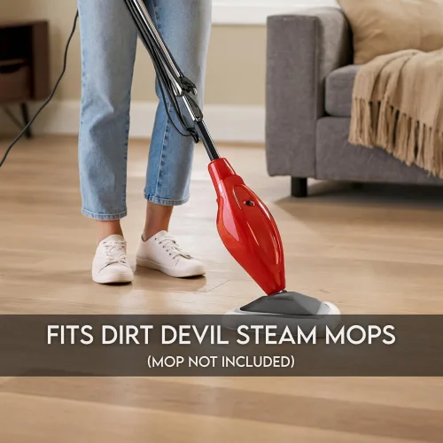 Vista 2 de Clean Co. - 2 almohadillas de repuesto de microfibra compatibles con bolsillo de vapor para Dirt Devil AD50000 PD20000 PD20000B