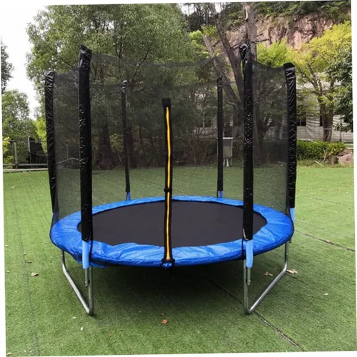 Vista 9 de Accesorios para trampolín, red de seguridad para cama elástica, repuesto de rebote, redes de seguridad con marcos redondos para 6 postes rectos, 5