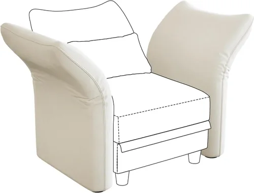 Vista 15 de LLappuil Par modular de sofá modular con respaldo y reposabrazos laterales para sofá modular convertible, sofá modular y reposabrazos lateral Azul