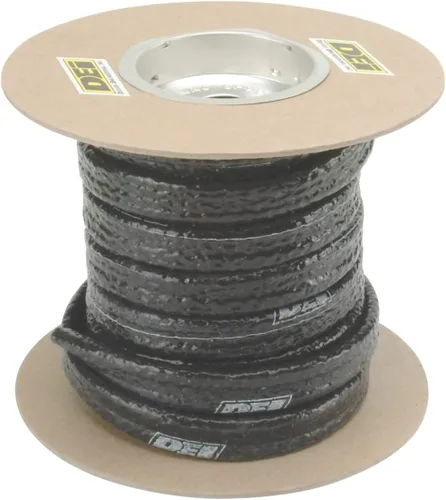 Vista 4 de Design Engineering 010474B25 Funda contra incendios de 1 pulgada de diámetro interior x 25 pies de protección térmica para cables, mangueras, etc.