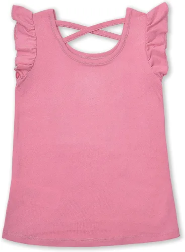 Vista 5 de Disney Minnie and Mickey Girls Tank Top, T-Shirt, Short, Legging and Scrunchie Set for Toddler and Little Kids