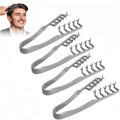 Vista 8 de Peine de textura, peine voluminizador de textura esponjosa para hombres y mujeres, herramienta de peinado texturizante de dientes anchos
