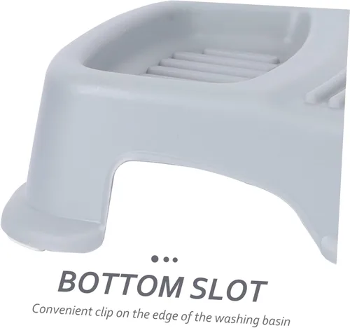 Vista 9 de SHOWERORO Tabla de lavado a mano, tabla de lavar a mano, antideslizante, mini tabla de lavar para dormitorio, ahorro de espacio, fácil de limpiar