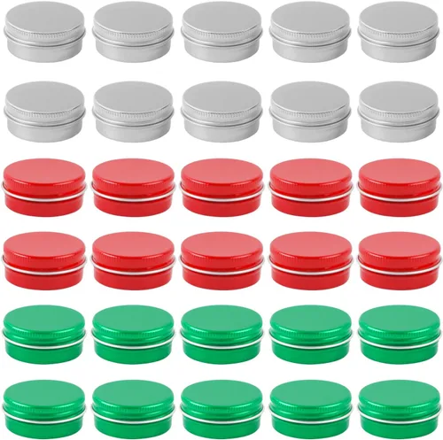 Vista 7 de 30 unidades de latas de aluminio de 0.5 oz envases vacíos de bálsamo Dorado