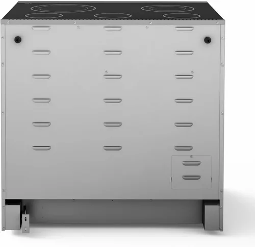 Vista 7 de THOR Kitchen Cocina eléctrica profesional de 36 pulgadas en acero inoxidable - Modelo ARE36