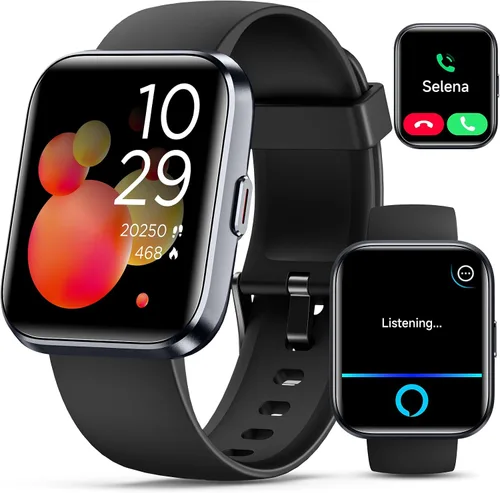 Vista 14 de Reloj inteligente para mujer, compatible con Android y iPhone, reloj de seguimiento de actividad física de 1.8 pulgadas con Alexa, alertas