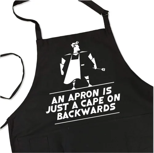 Vista 2 de ApronMen - Funny Apron For Men - BBQ Gifts for Men & Unique Gifts for Fathers - Mens Aprons for Grilling Un delantal es solo una capa