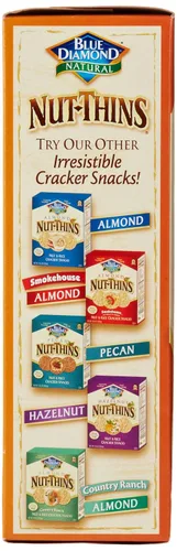 Vista 9 de Blue Diamond Almond Nut Thins, Queso Cheddar, 4.25 Oz (Paquete de 4)
