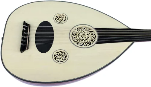 Vista 5 de Etapa de Oud Eléctrica Profesional Turca HSO-302E Instrumento Musical de Cuerda Oud Ud Aoud