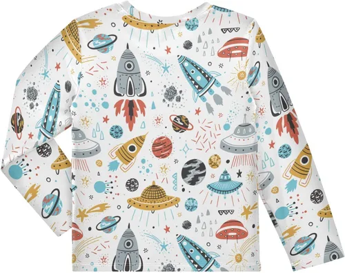 Vista 2 de Camiseta de pesca de manga larga con protección UPF 50+ para niños pequeños, de secado rápido