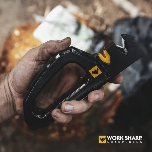 Vista 7 de Work Sharp Afilador de cuchillos y herramientas de pivote manual Pro, WSHHDPVT, Negro