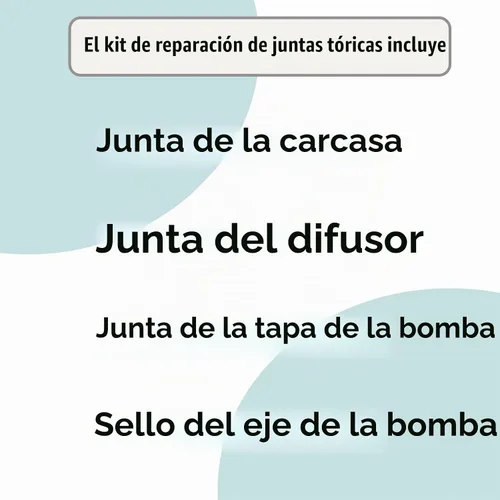 Vista 6 de Kit de reparación de junta tórica de junta de bomba de piscina Southeastern para Hayward® Super Pump SP2600, 1600, 2600X Kit 3 - Accesorios de bomba