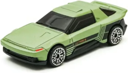 Vista 2 de Hot Wheels Hako Tipo D, Serie HW J-Imports, Coche fundido a troquel blanco, escala 1:64